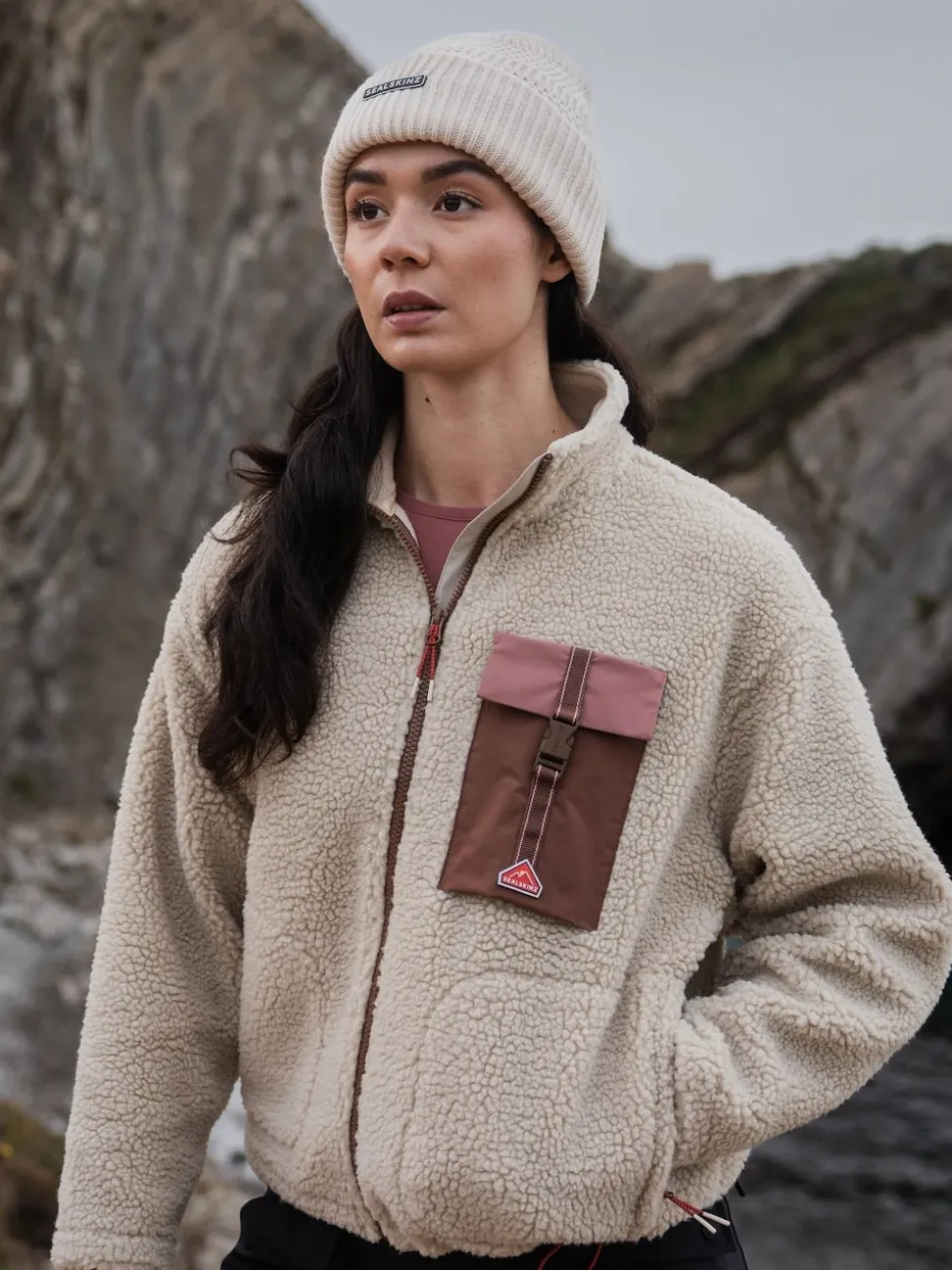 Sealskinz Broomsthorpe Womens Sherpa Zip Up Fleece