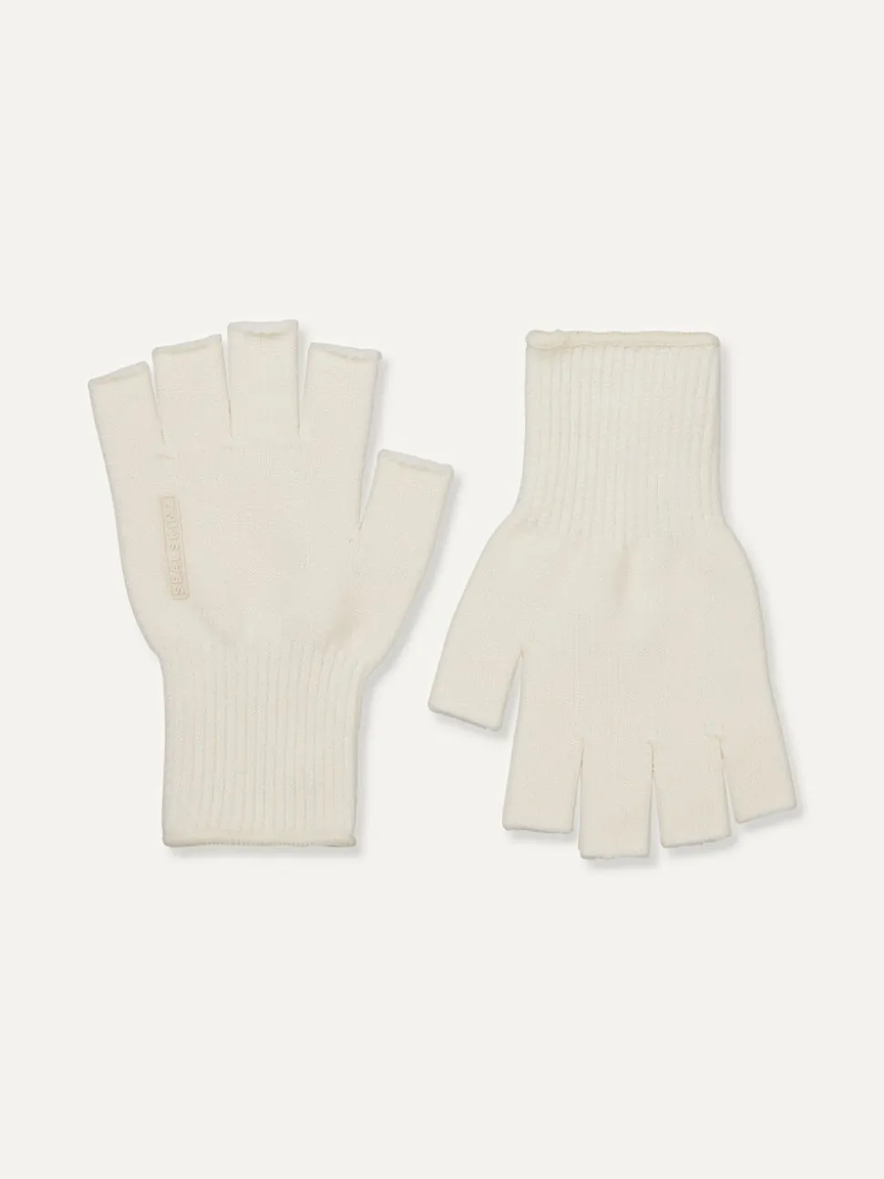 Sealskinz Cream Thornham Solo Merino Mittens
