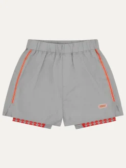 Sealskinz Grey Belton Quick Dry Running Shorts With Under Short