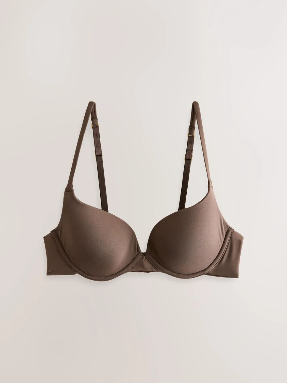 self. Bitter Chocolate Nude T Shirt Bra