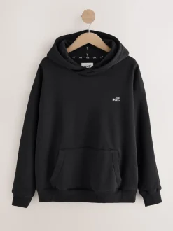 self. Black Hoodie