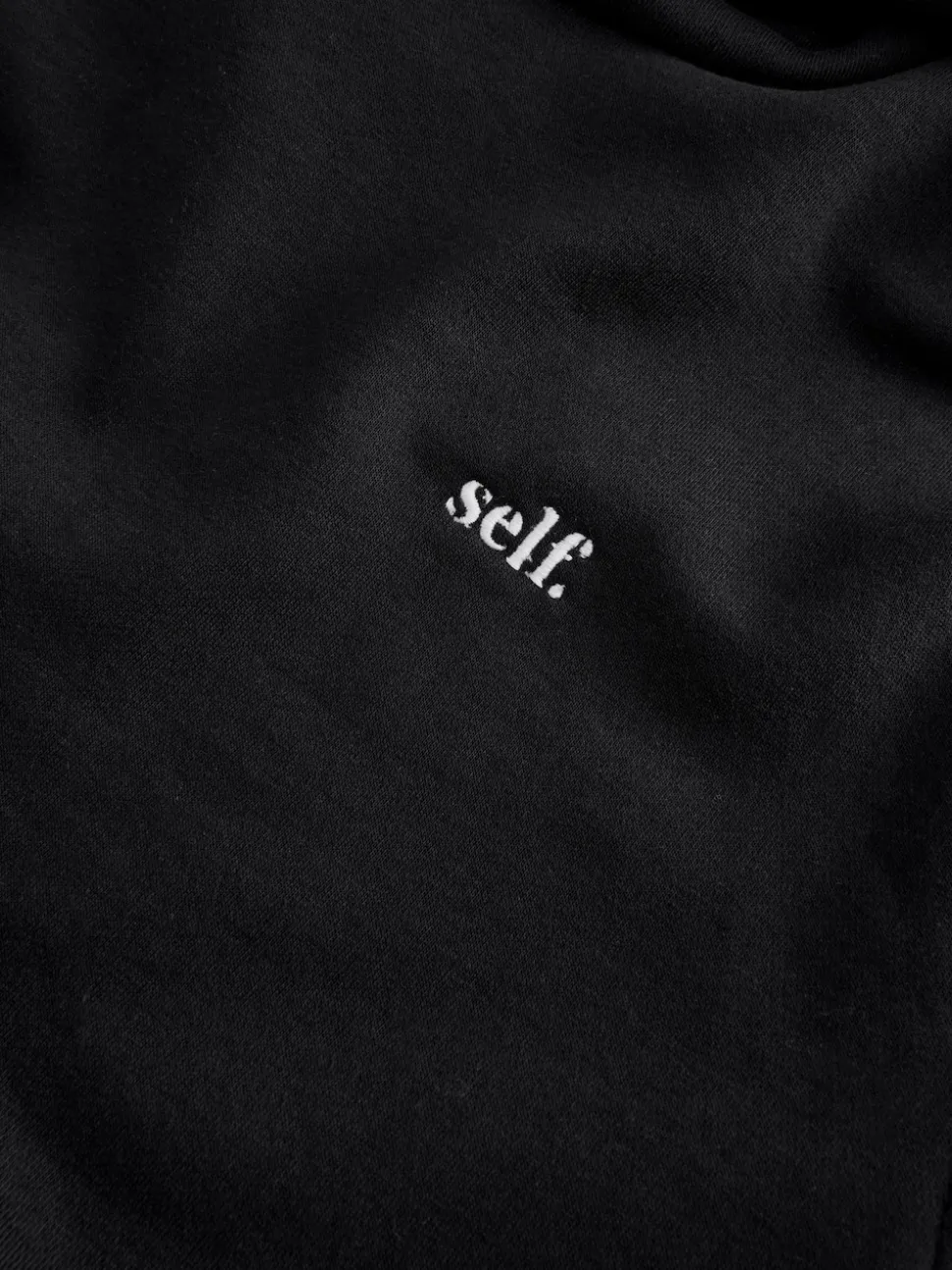 self. Black Hoodie