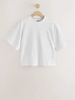 self. Black/White T-Shirts 2 Pack
