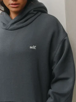 self. Charcoal Grey Hoodie