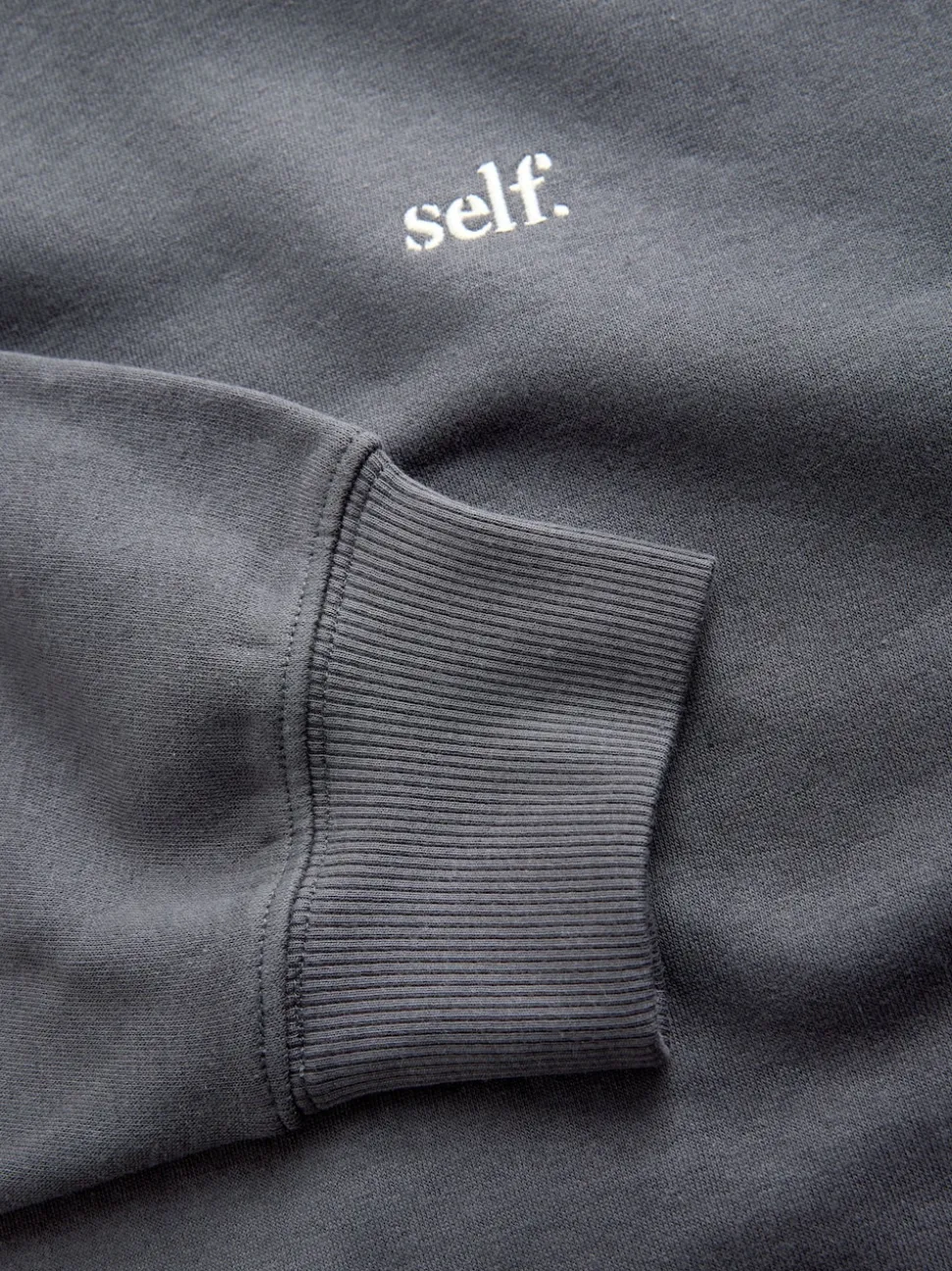 self. Charcoal Grey Hoodie