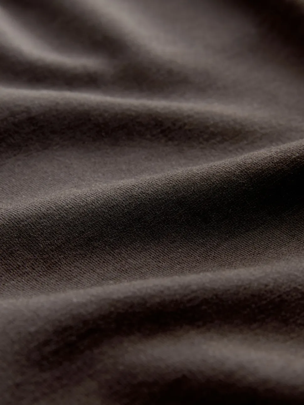 self. Chocolate Brown Barrell Leg Knitted Joggers