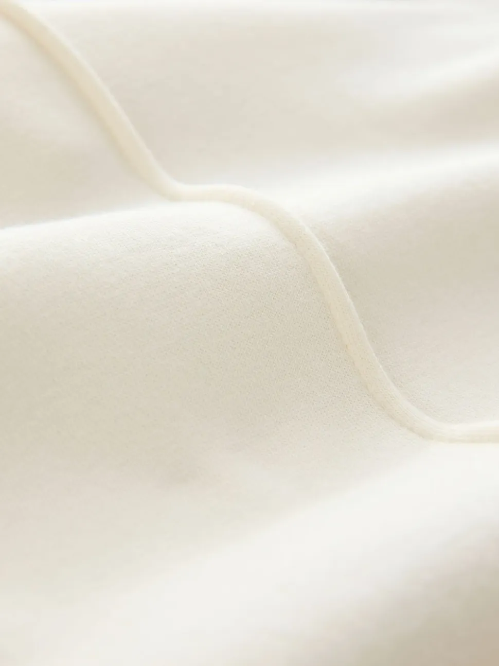 self. Cream Wide Leg Joggers