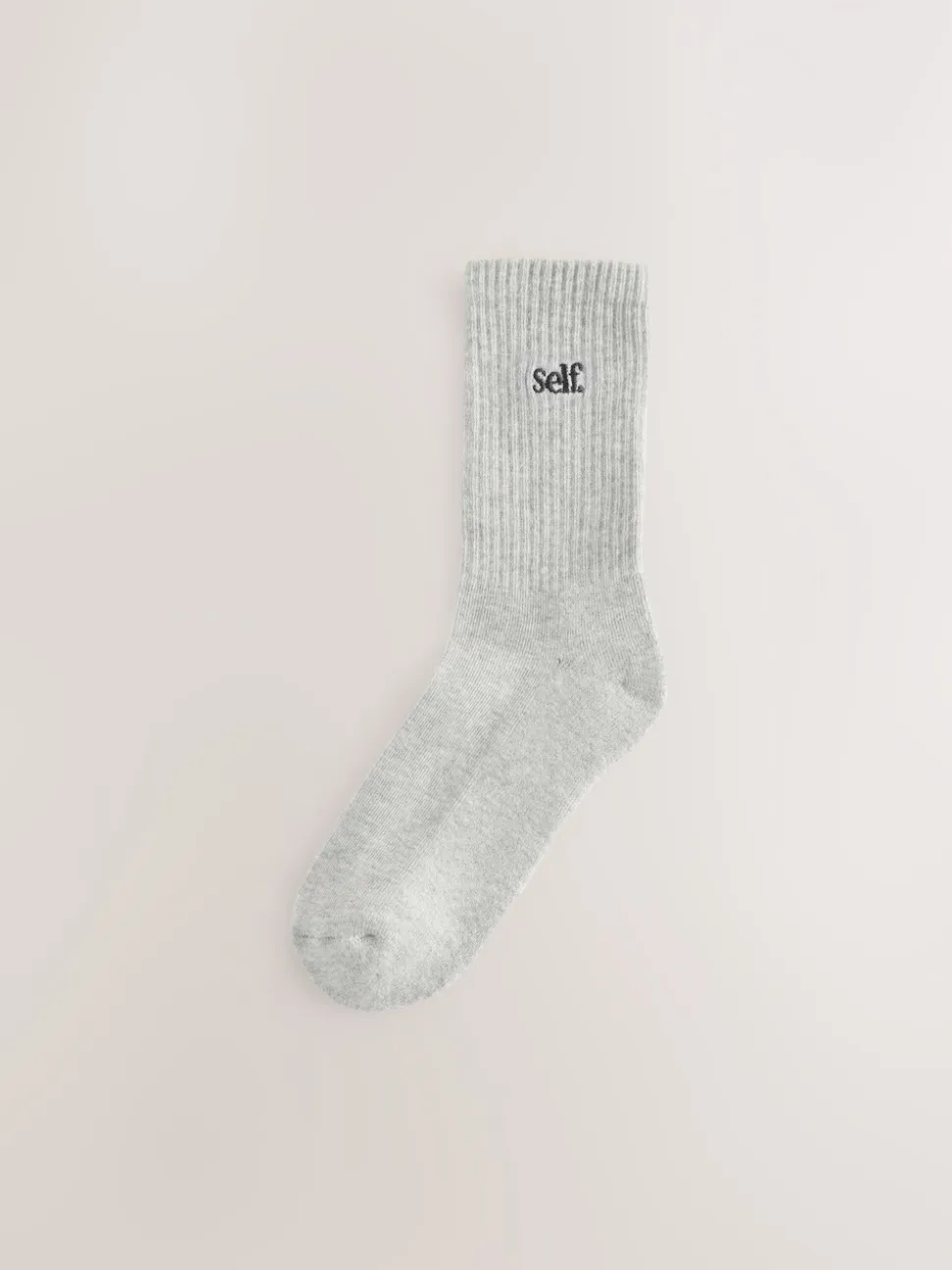 self. Grey / Navy / Berry 3 Pack Cushion Sole Lounge Ankle Socks 3 Pack