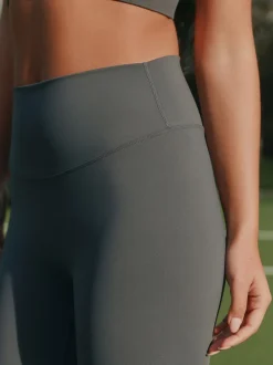self. Grey High Waist Leggings