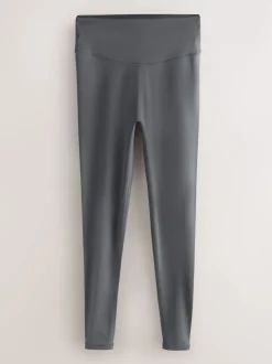 self. Grey High Waist Leggings