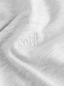 self. Grey Long Sleeve Pyjamas