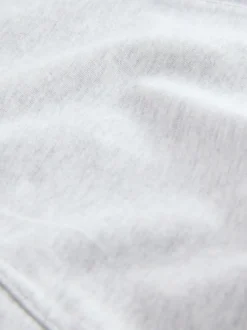 self. Grey Marl Short Logo Knickers