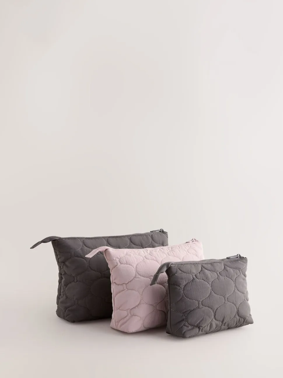 self. Grey Pouch Set 3 Pack