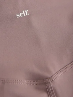 self. Peppercorn Brown High Waist Leggings