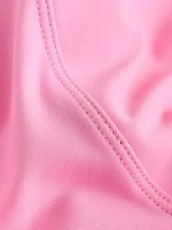 self. Pink High Waist Leggings