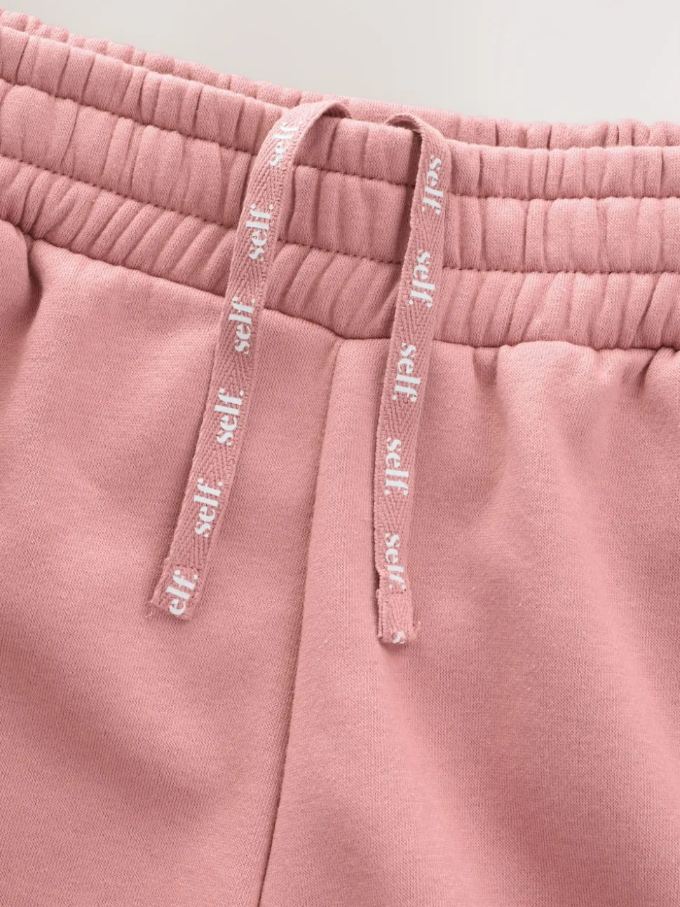 self. Pink Wide Leg Joggers