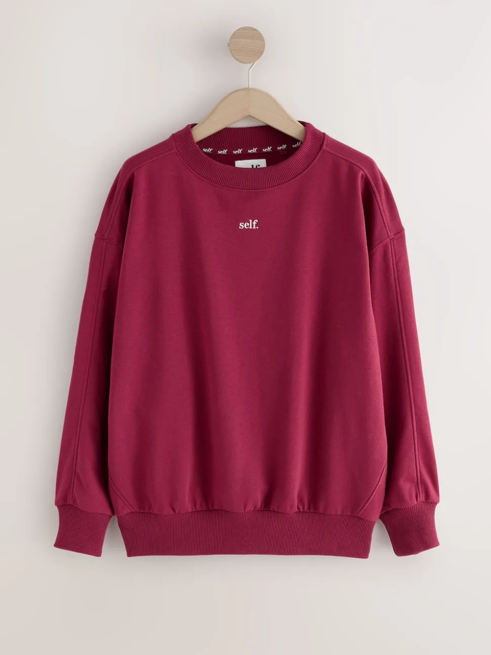self. Red Sweatshirt