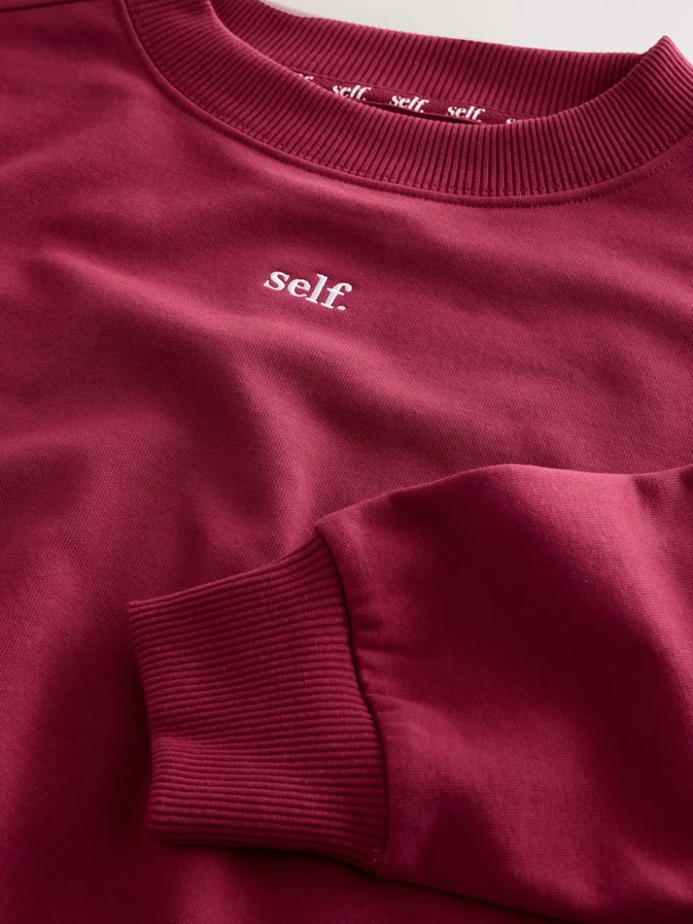 self. Red Sweatshirt
