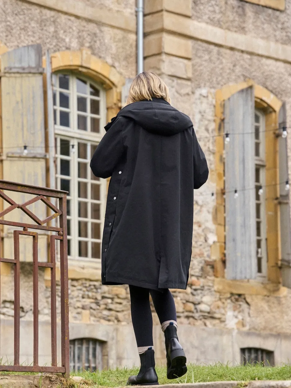 Seraphine Black 3 in 1 Maternity & Babywearing Parka with Borg Lining