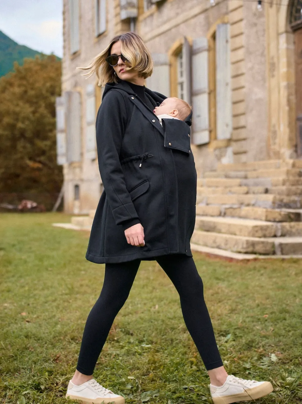 Seraphine Black 3 in 1 Maternity & Babywearing Premium Top