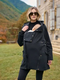 Seraphine Black 3 in 1 Maternity & Babywearing Premium Top