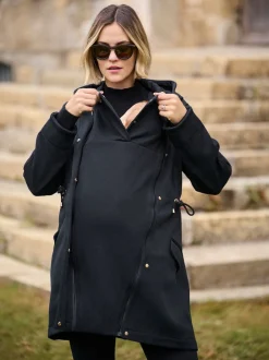 Seraphine Black 3 in 1 Maternity & Babywearing Premium Top