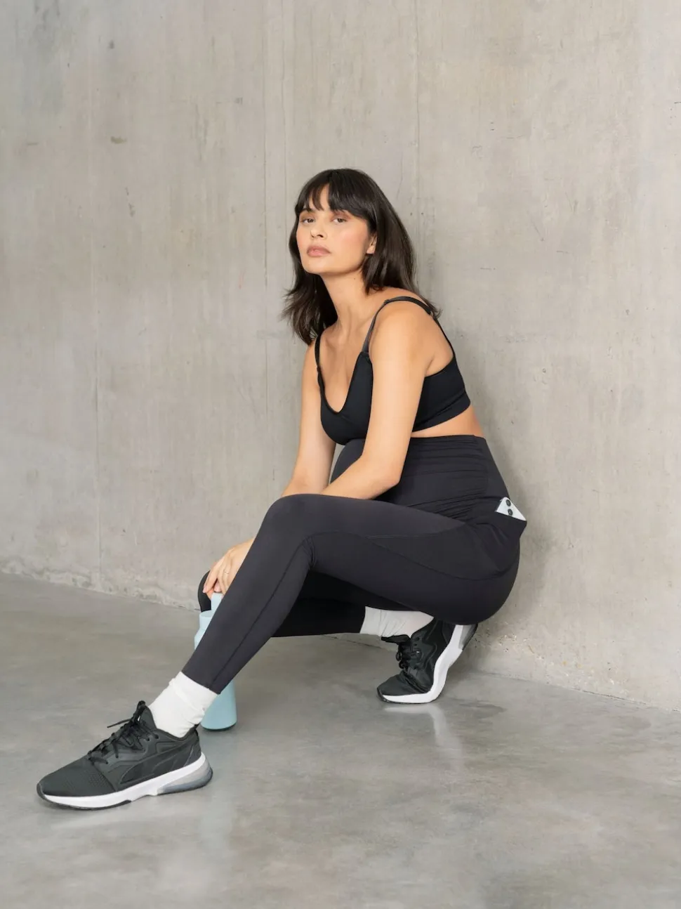 Seraphine Black Bump & Back Support Maternity Black Leggings