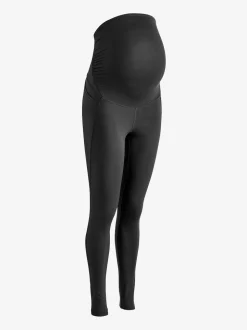 Seraphine Black Bump & Back Support Maternity Black Leggings