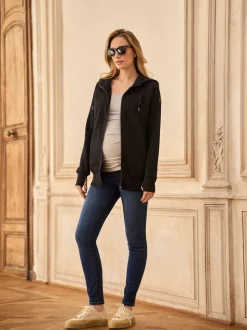 Seraphine Black Maternity & Babywearing 3-In-1Top