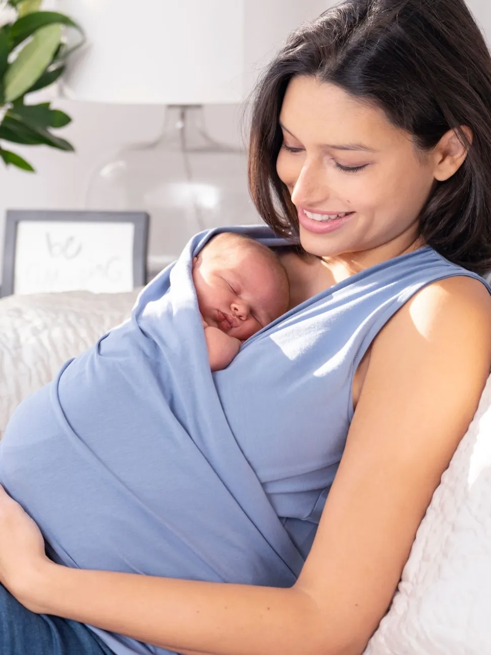 Seraphine Blue Skin to Skin Babywearing Sleeveless Top