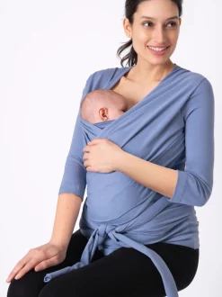 Seraphine Blue Skin to Skin Babywearing Sleeveless Top