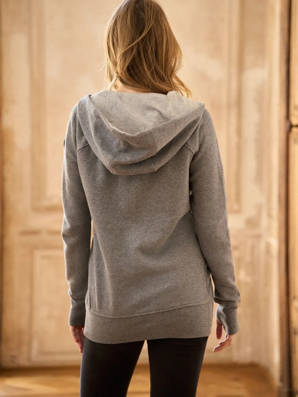 Seraphine Grey Marl Maternity & Babywearing 3-In-1Top