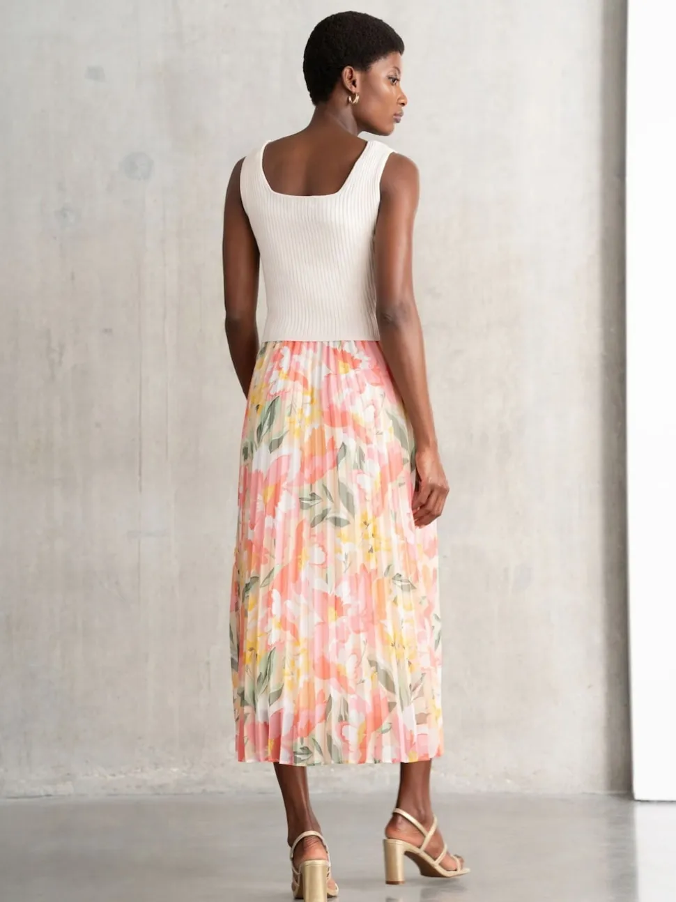 Seraphine Maternity Cream Dress with Topper