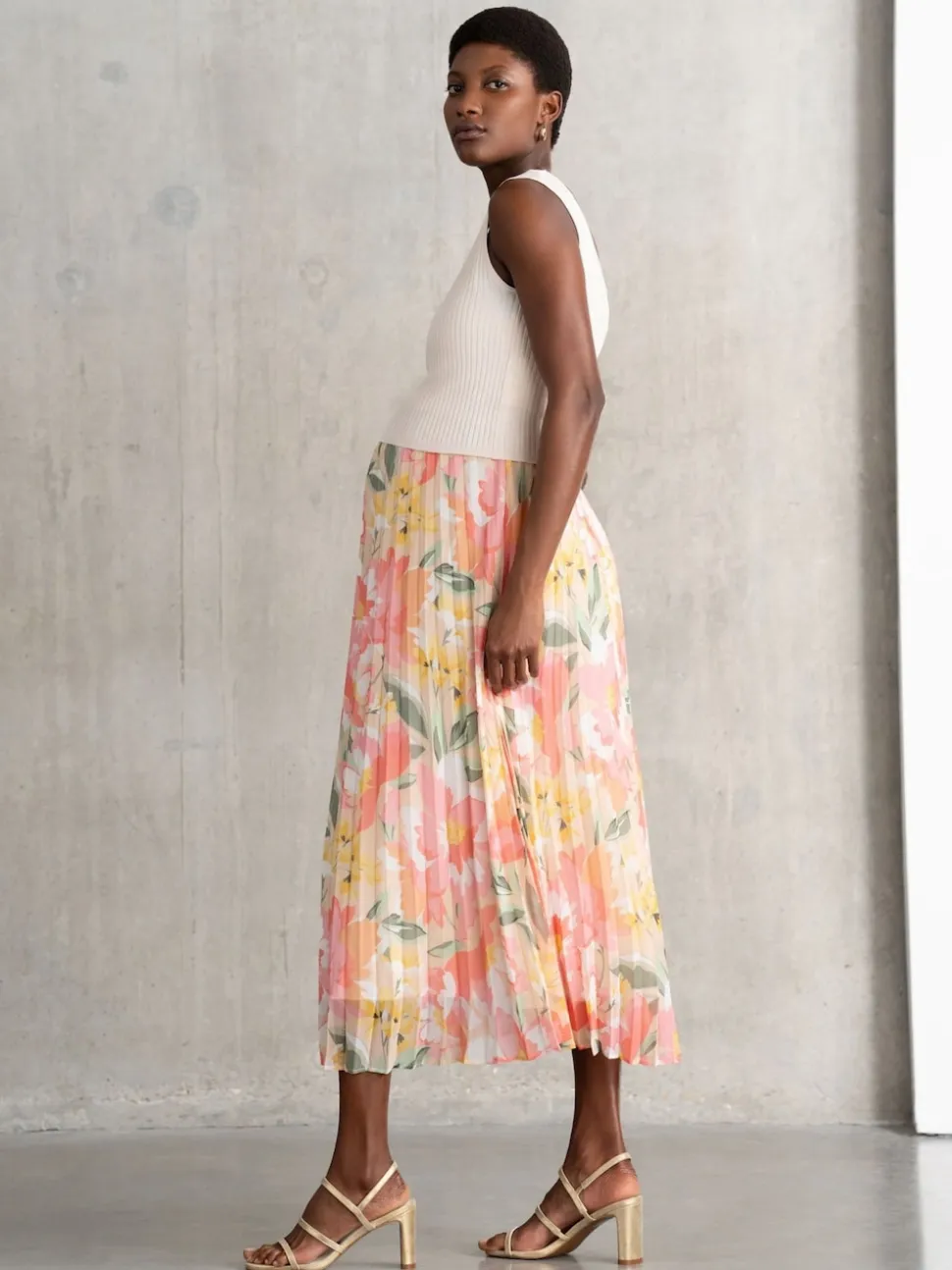 Seraphine Maternity Cream Dress with Topper