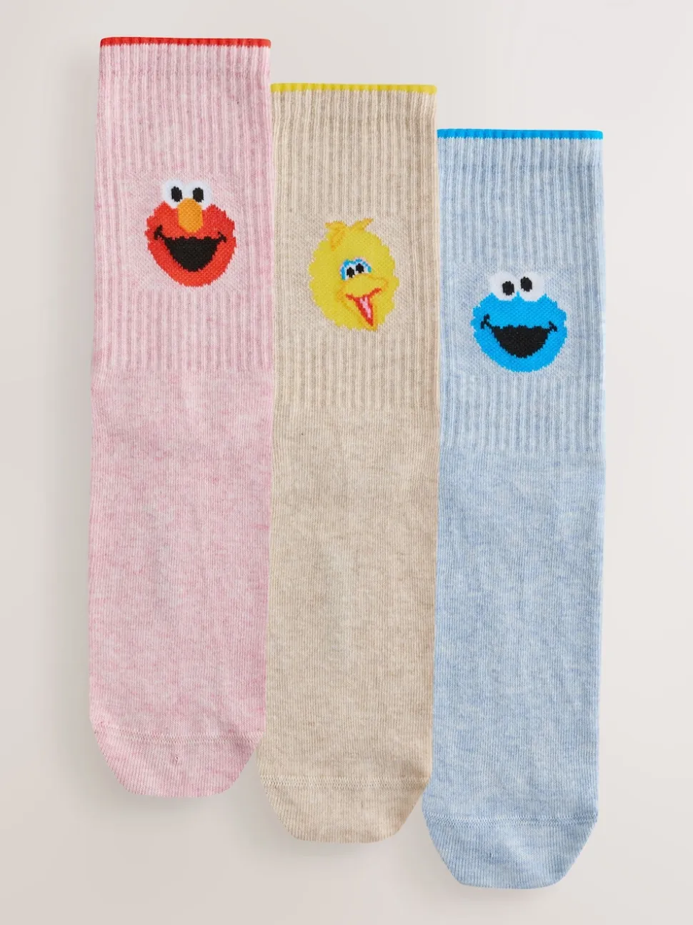 Sesame Street License Ankle Socks 3 Pack