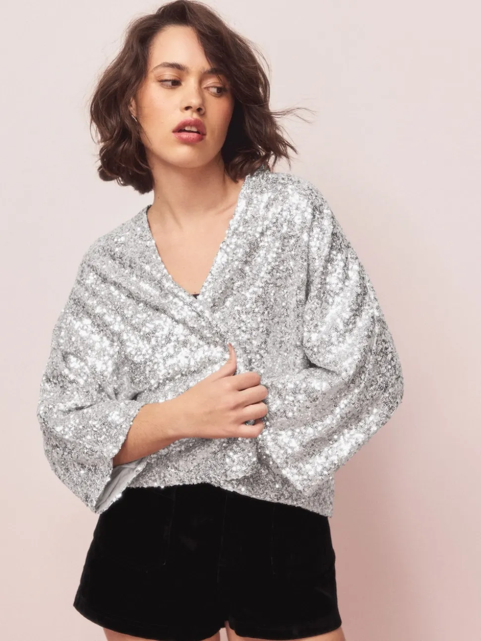Silver Sequin Jacket