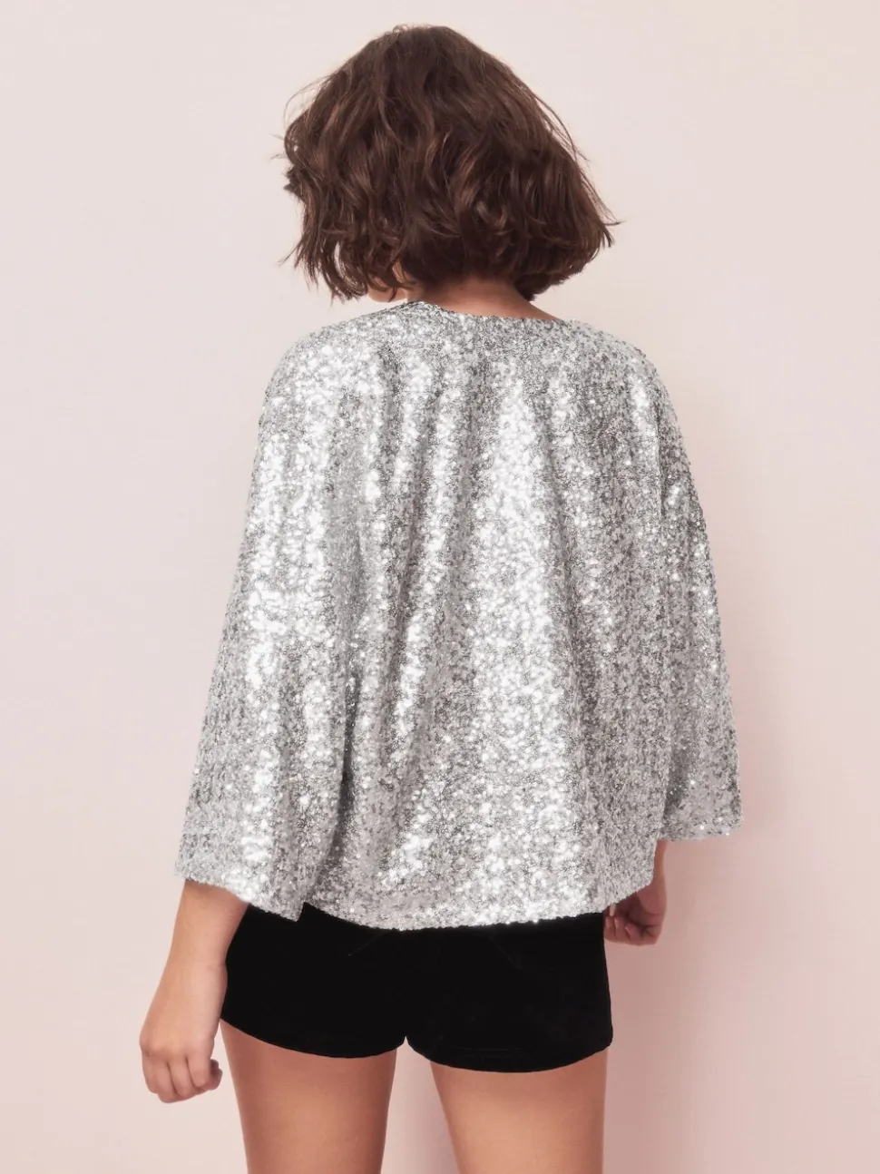 Silver Sequin Jacket