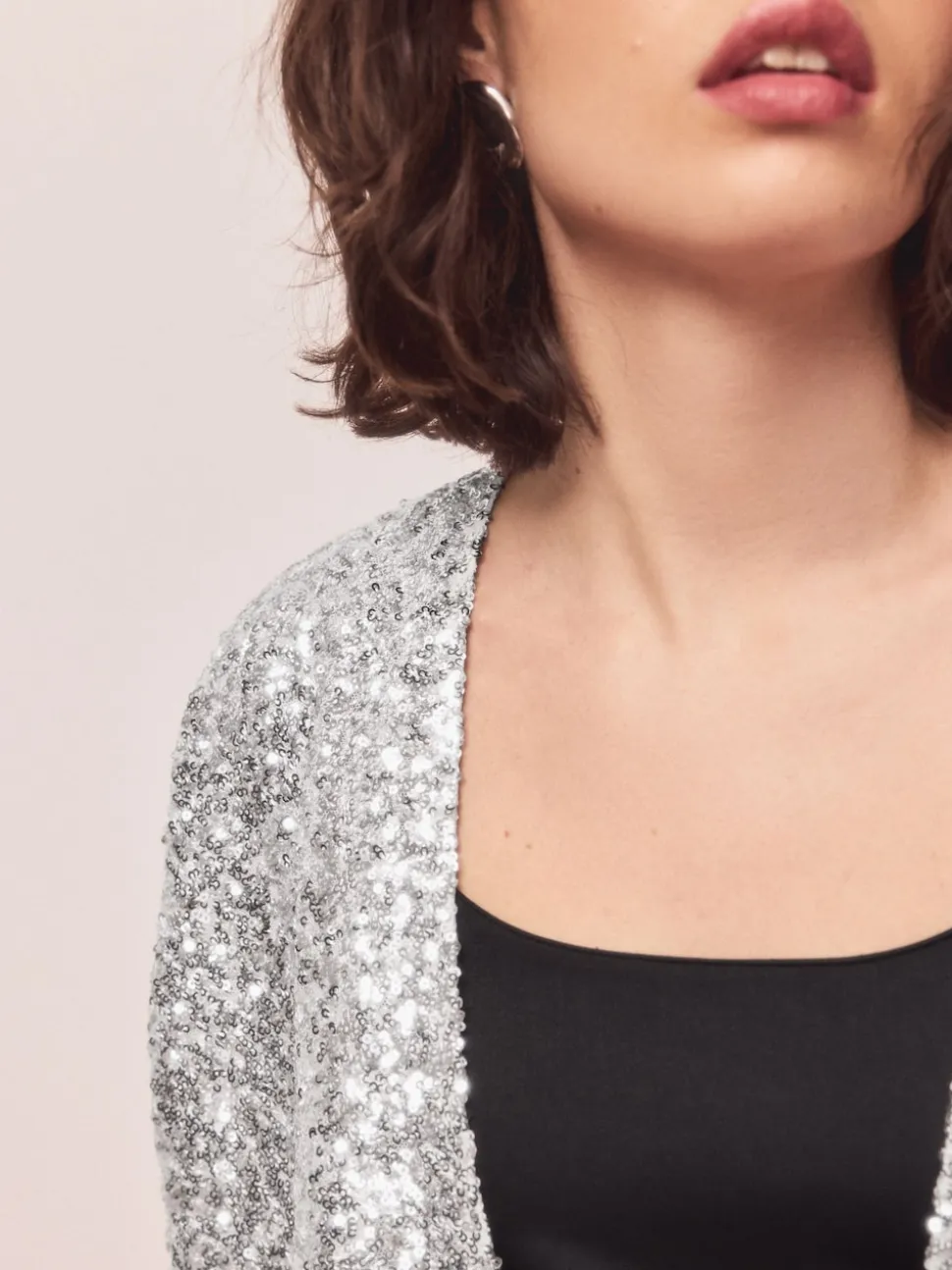Silver Sequin Jacket