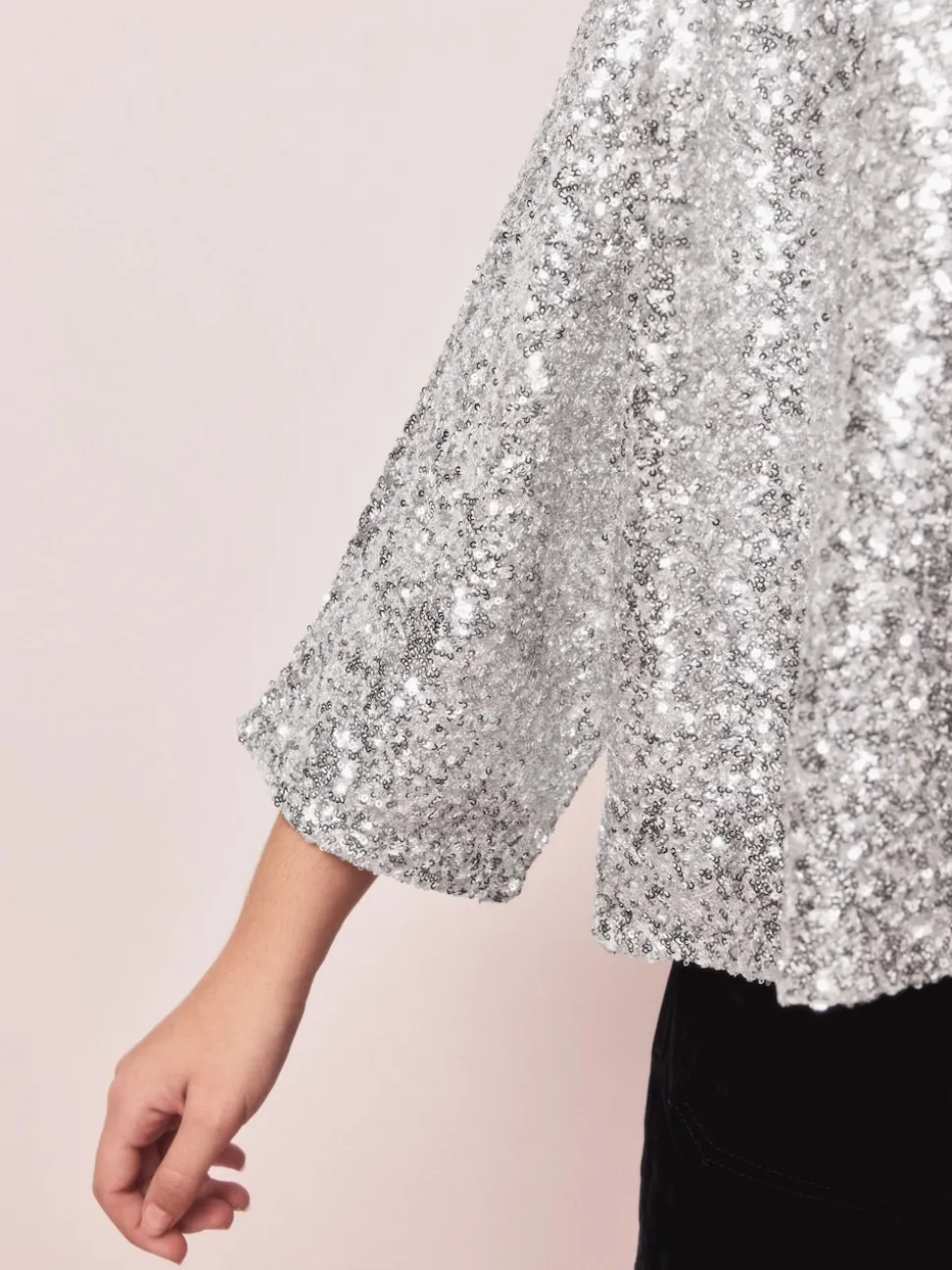 Silver Sequin Jacket