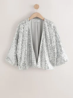 Silver Sequin Jacket