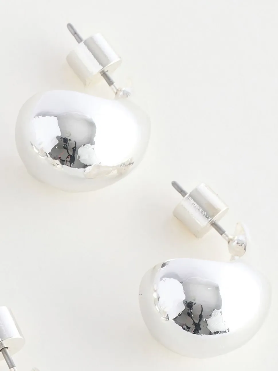 Silver Tone Teardrop Earrings 3 Pack