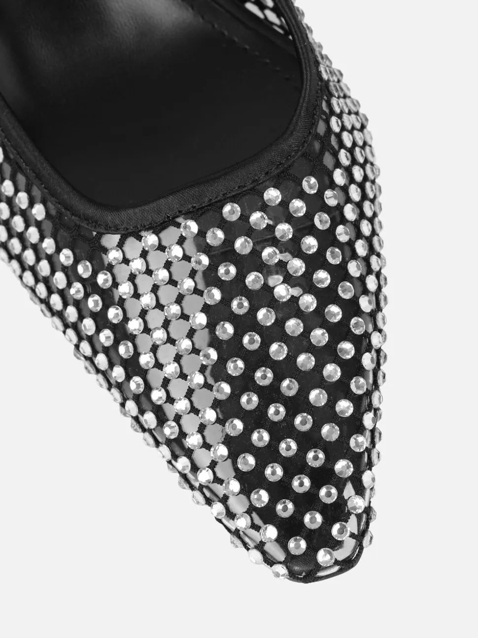 Simmi London Black Starlight Diamante Heeled Sandals