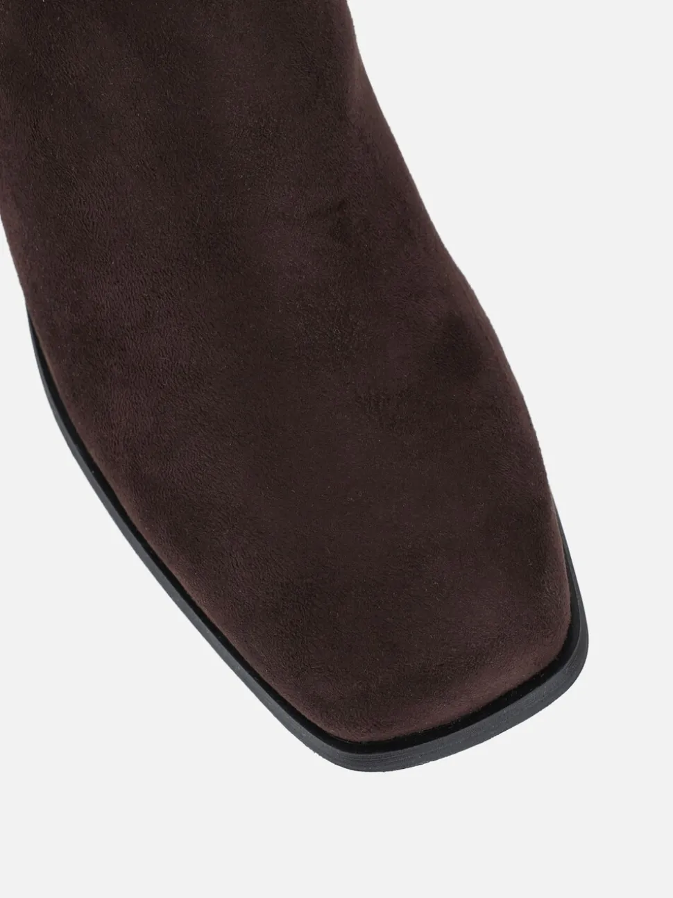 Simmi London Brown Xander Knee High Heeled Stretch Boots