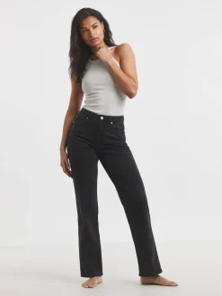 Simply Be Black 99/1 Relaxed Straight Leg Jeans