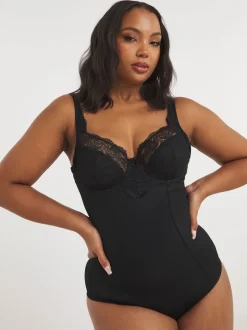 Simply Be Black Magisculpt Ella Lace Firm Control Bodyshaper