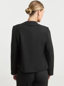 Simply Be Black Oversized Cropped Blazer