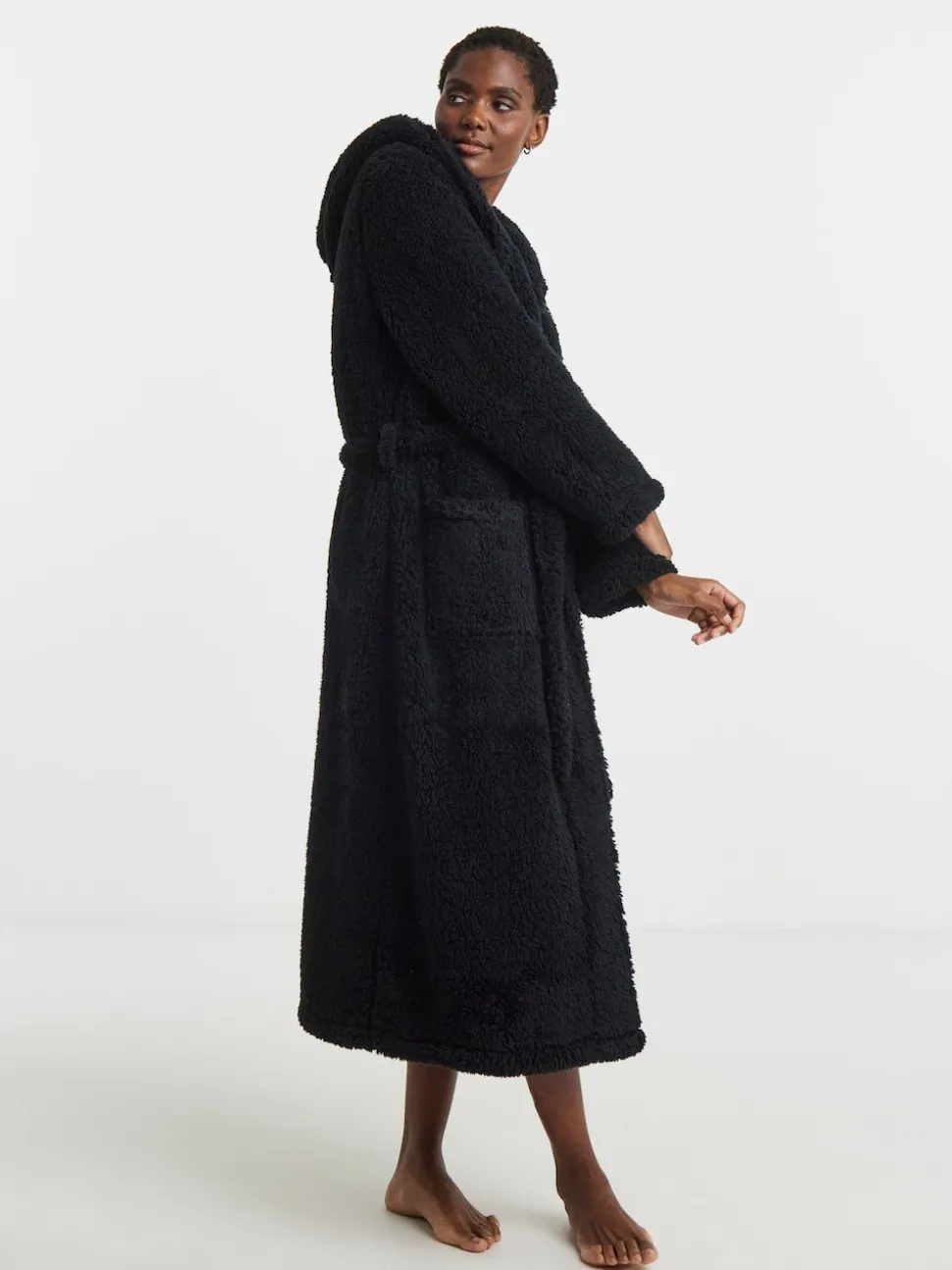 Simply Be Black Pretty Secrets Teddy Midi Gown