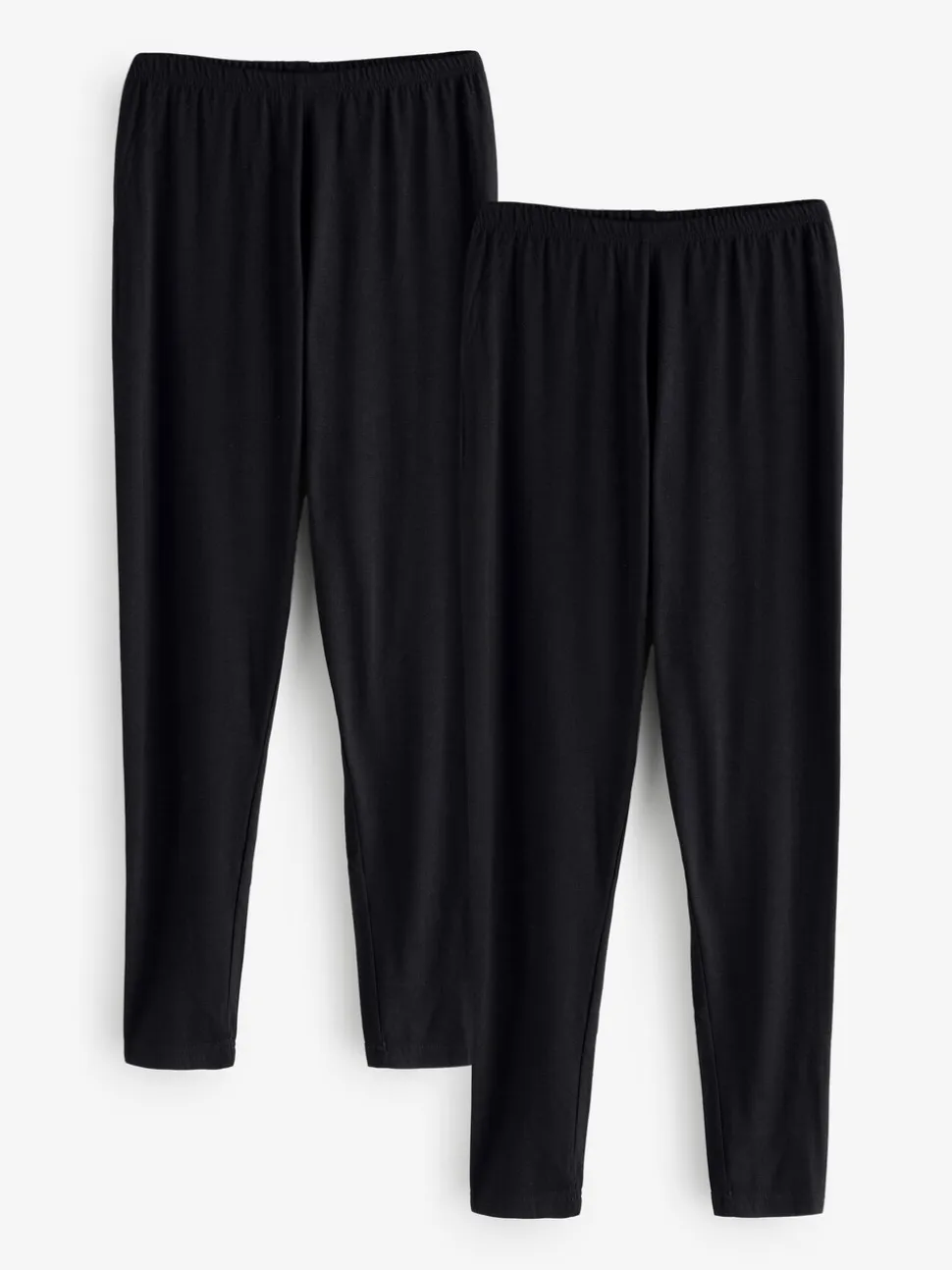 Simply Be Black Thermal Leggings 2 Pack