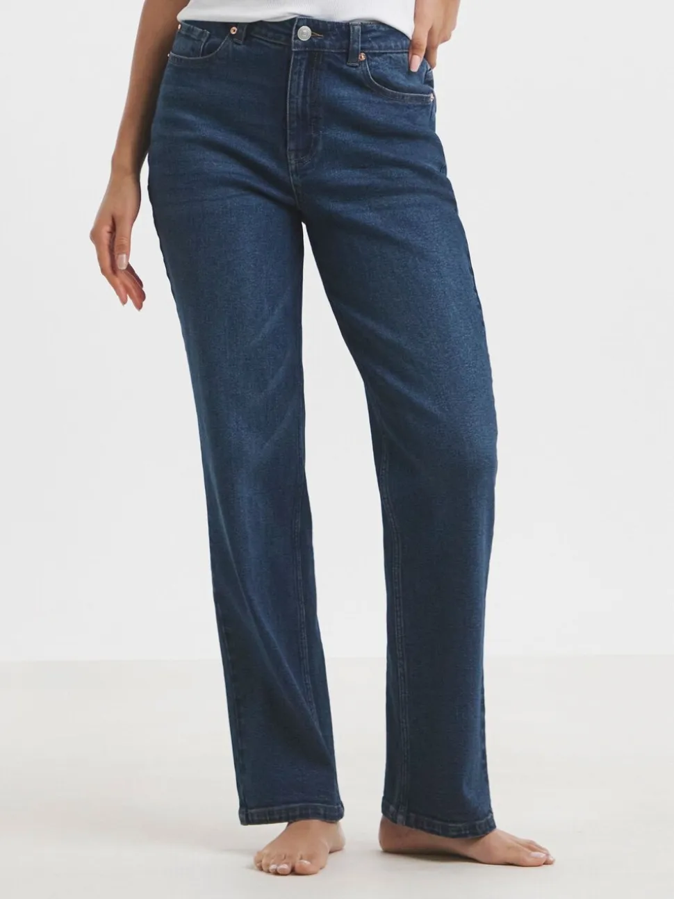 Simply Be Blue 99/1 Relaxed Straight Leg Jeans