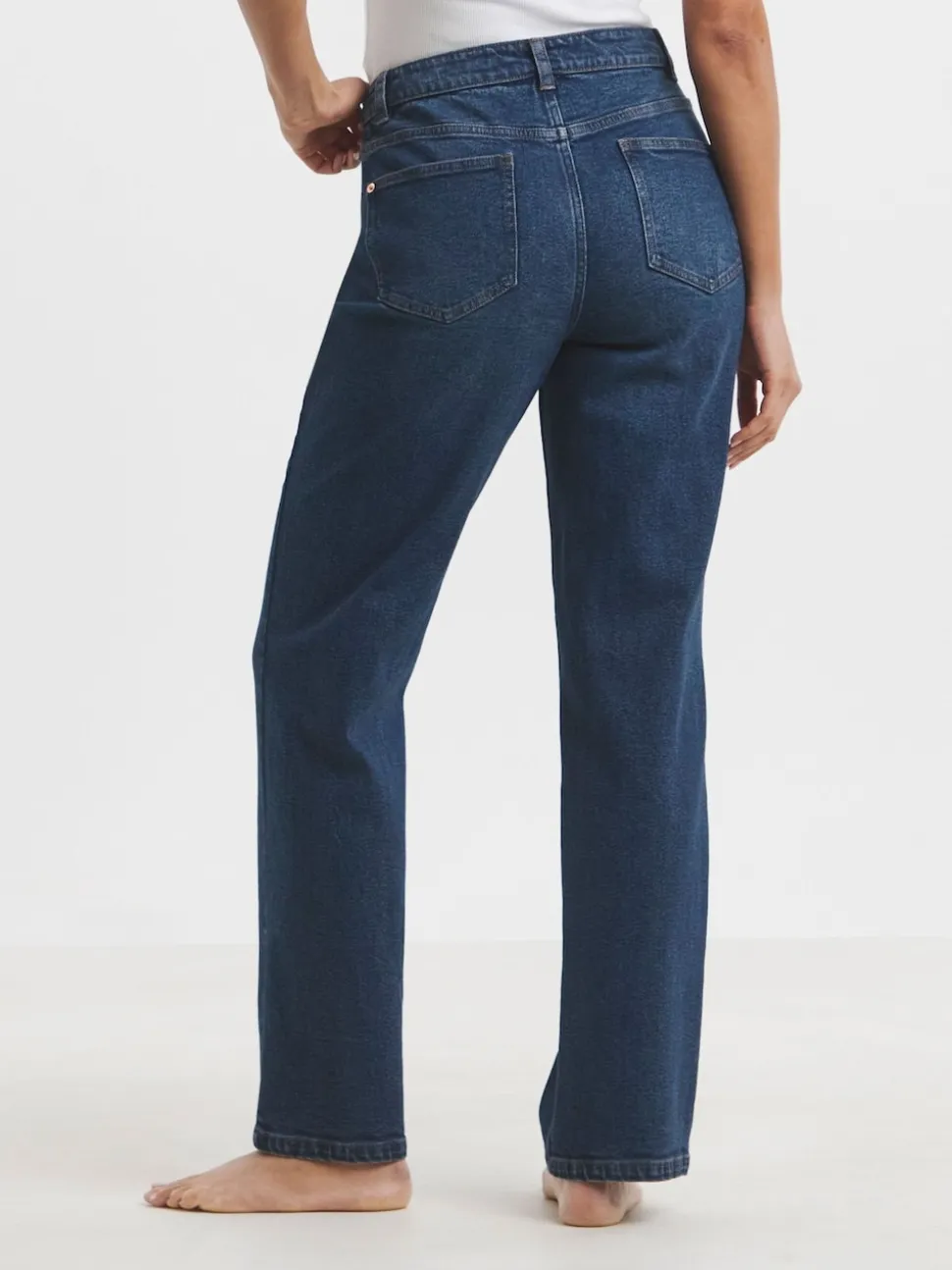 Simply Be Blue 99/1 Relaxed Straight Leg Jeans
